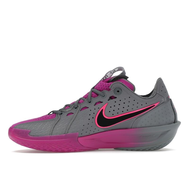 Nike Air Zoom GT Cut 3 Røygrå Hot Fuchsia Herresneakers Hyper-Rosa Svart DV2913-006