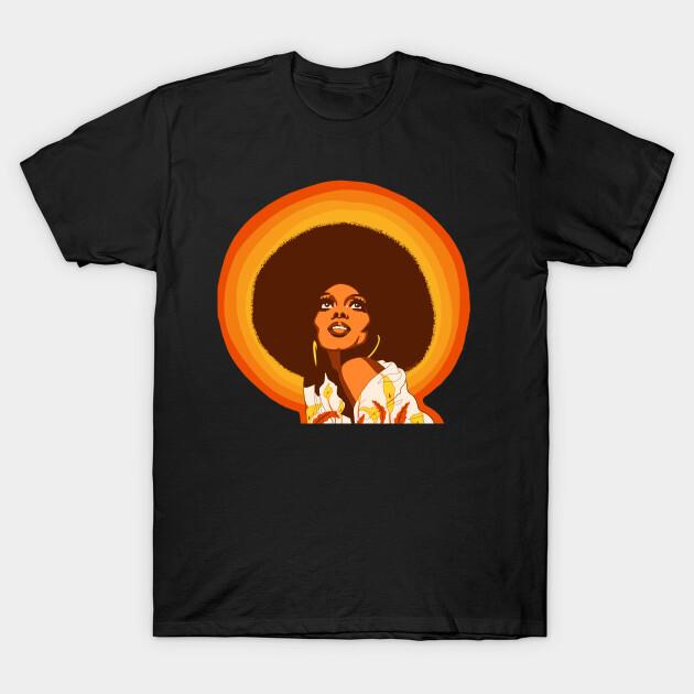 Diana Ross T-Shirt Mahogany Tracy ChambersLady Sings the Blues Billie Holiday Unisex T-Shirt XL