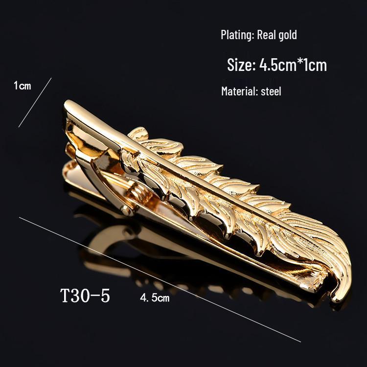 Herren Krawattennadel Kollektion: Goldene Brille, Schlüssel, Anker, Blätter, Schnurrbart, AK, Saxophon, Angelhaken, Pfeife, Kugel, Kragenclips