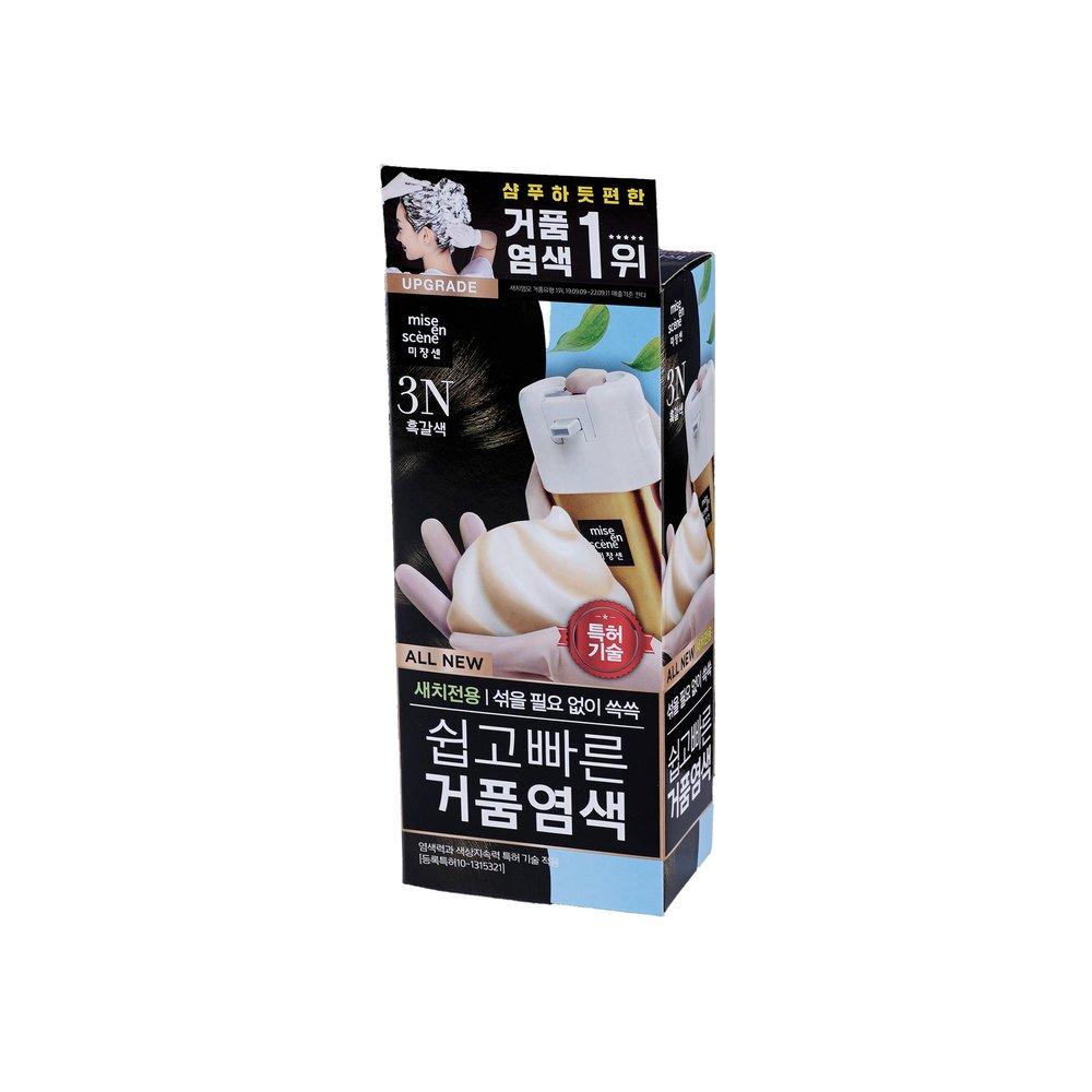 mise en scène All New Easy and Fast Foam Dye (3N Black Brown)