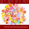 Children's DIY Colorful Button Painting Kit - Creative Love Bear Design for Kindergartens