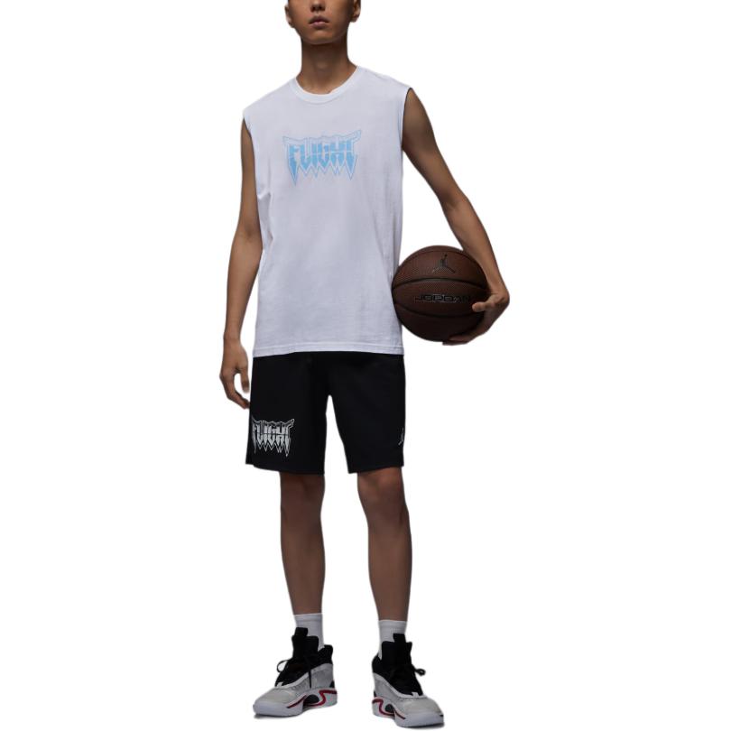 Jordan Sport Dri-FIT Round Neck Quick-Dry Fashion Soft Sleeveless Vest Men Tops White FN6022-100
