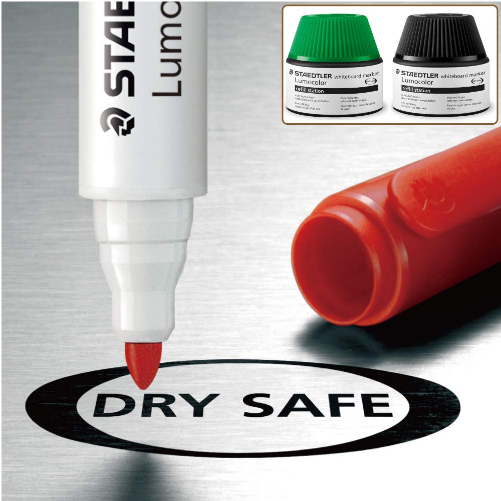 STAEDTLER Lumocolor Whiteboard Marker Refill Ink, Green, 488 51-5