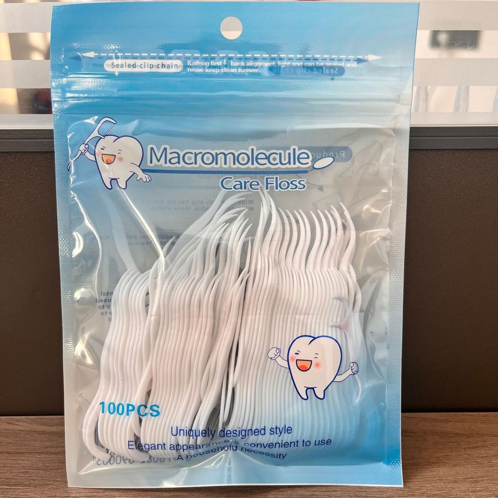 1000Pcs Disposable Dental Floss in Bags, Portable Teeth Cleaning, Household Dental Floss, Ultra-Fine, Non-Damaging to Gums, Wholesale Dental Floss Sti
