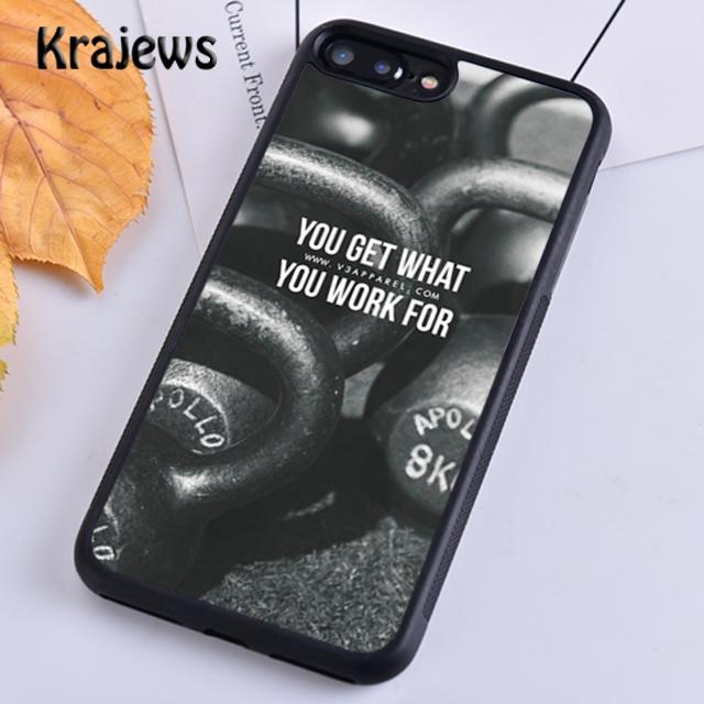 Training Workout Gym Crossfit Quote Phone Case For iPhone 17 Air 16 15 14 Plus 12 13 Pro Max Coque