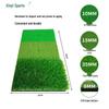 Portable Golf Practice Set: Indoor/Outdoor Swing Trainer & Chipping Net with Three Grass Hitting Mat