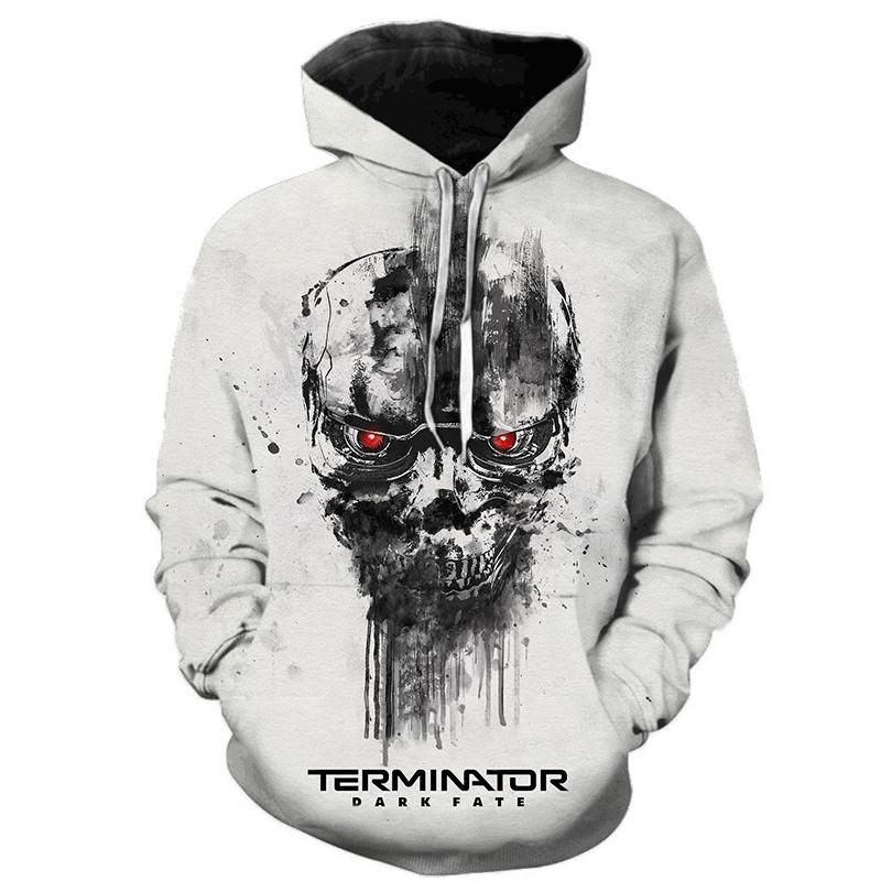 Terminator Movie 3D Print Hoodies Autumn Men Women Casual Fashion Hoodie Oversized Sweatshirts Pullovers Tracksuit Man Clothing
