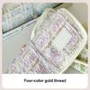 Sustainable Fabric Jewelry Organiser for Women Portable Multi Compartment Storage Bag For Necklaces Earrings