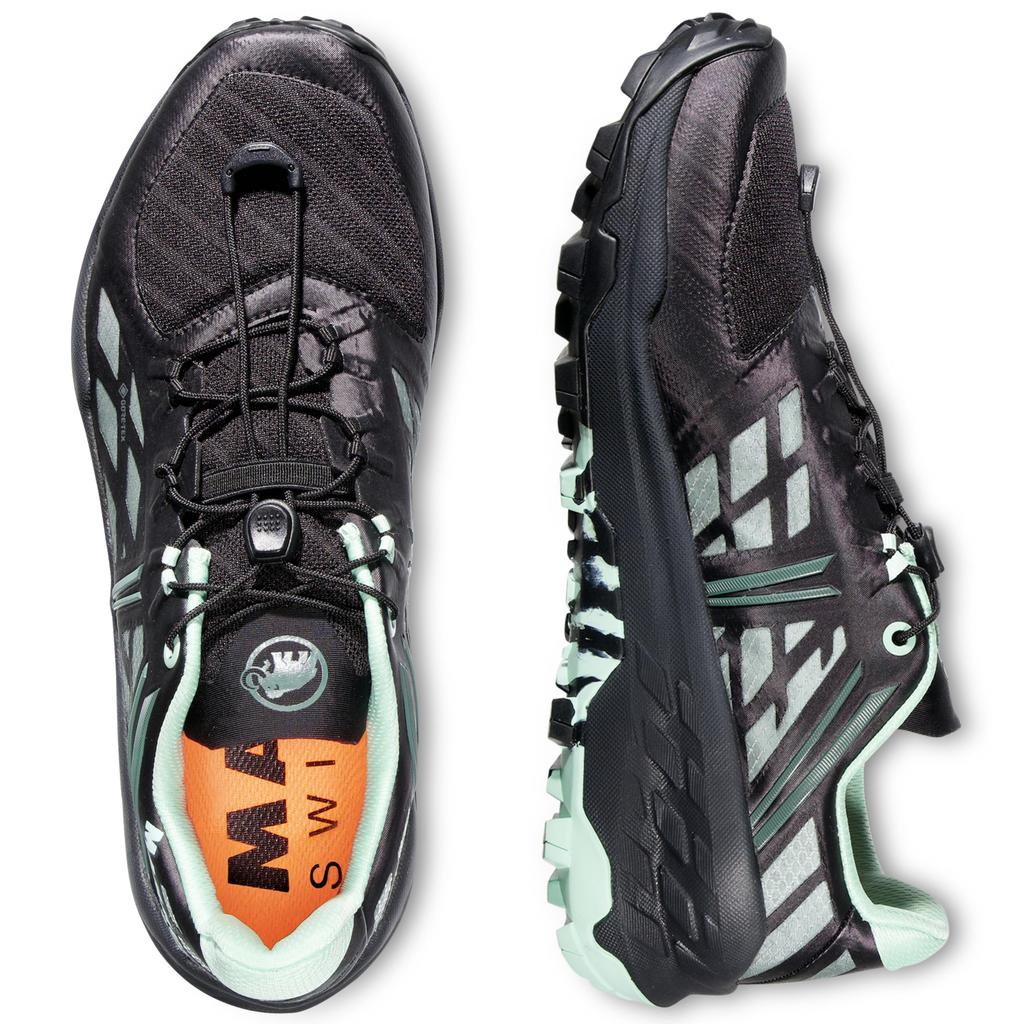 Mammut Sertig Trail Run TR Low GTX Jade Women's, 3030-05010, Black-Dark
