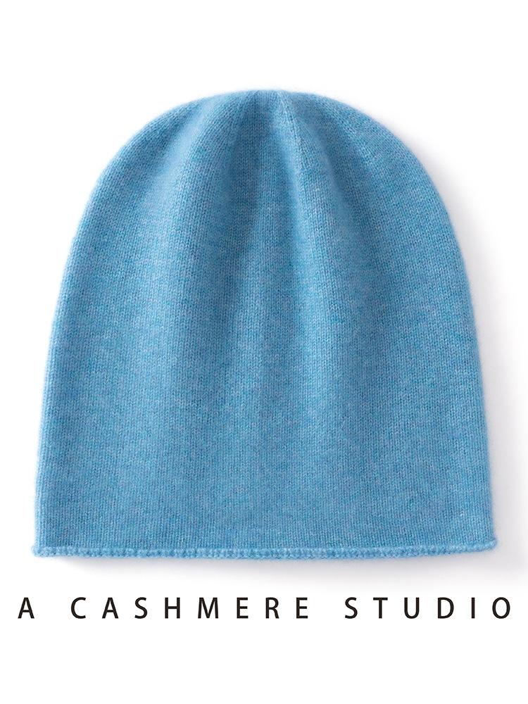 % Cappelli in Cashmere Intrecciato a Coste Caldo Senza Cuciture Linea Singola da Uomo e Donna
