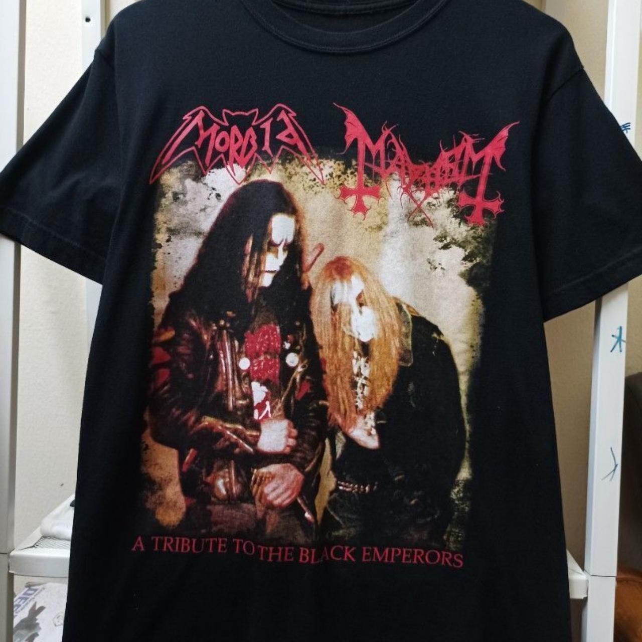 Mayhem Morbid Black Metal Black Emperor Darkthrone Unisex Tshirt Reprint KH6510 L