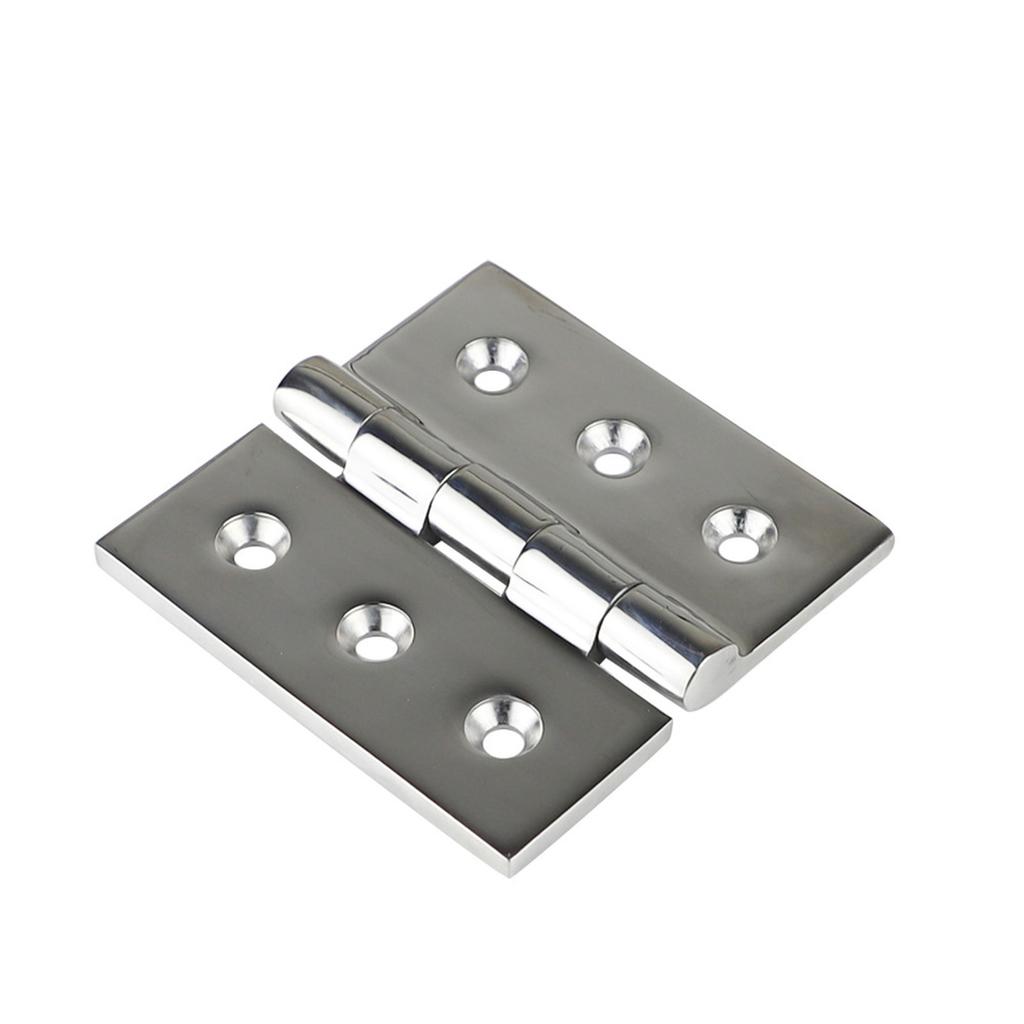 5XE 2/4Packs Hinges With 6 Holes Stainless Yacht 100mm Set