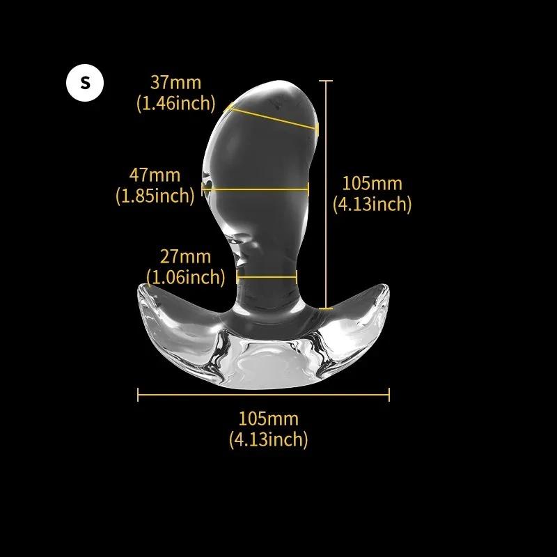 6 Sizes Large Butt Anal Plug Men Soft Jelly Dildo Gay Anal Sex Toys For Women Vagina Anus Dilators Extender Adult 18+ Products