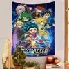 Japanese animation Beyblade Colorful Tapestry Wall Hanging Home Decoration hippie bohemian decoration divination Wall Art Decor