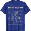 Funny Cat Physics Humor Design What Cats Really Think T-Shirt