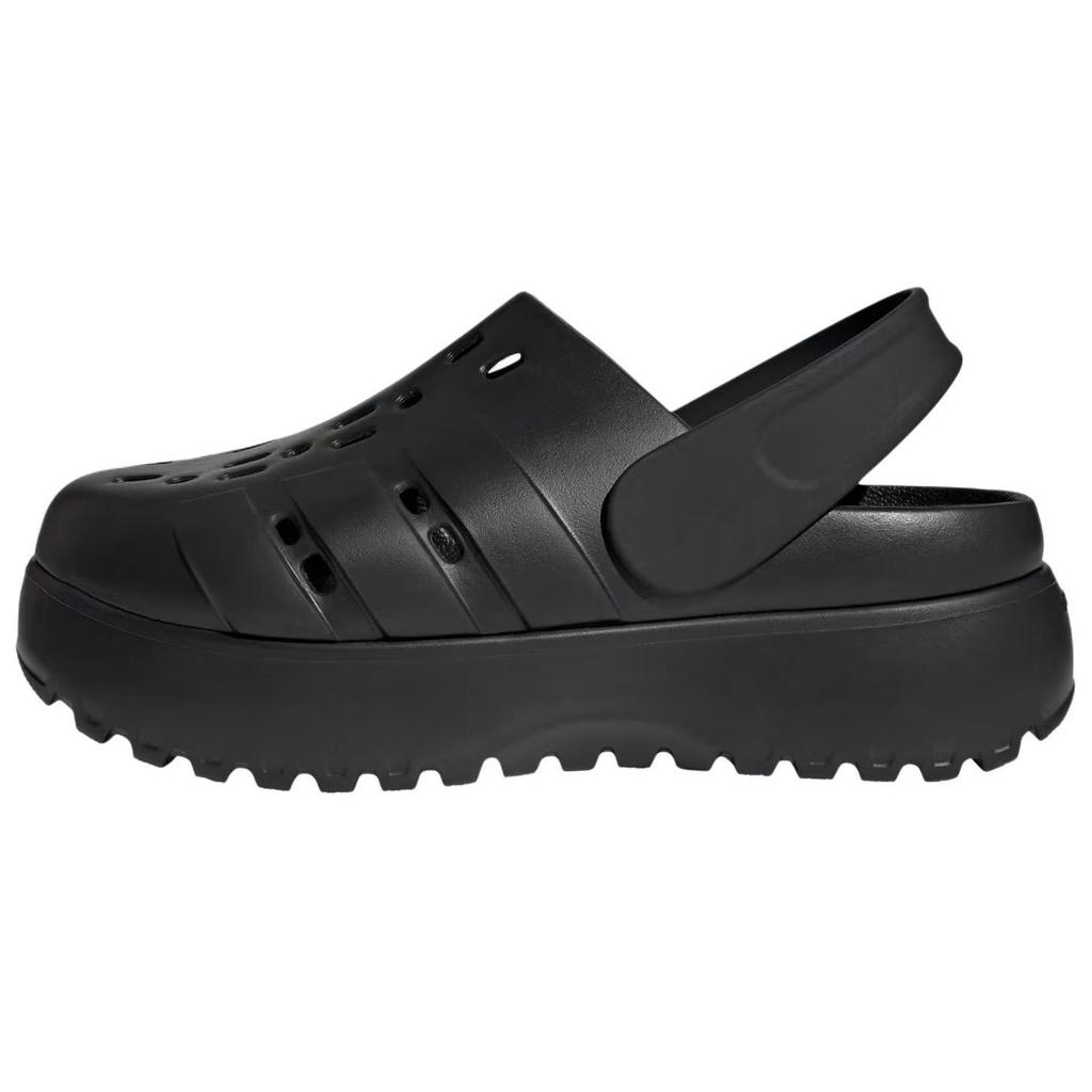 Adidas Adilette Platform Clog Triple Black Women Sneakers Core-Black JP9577