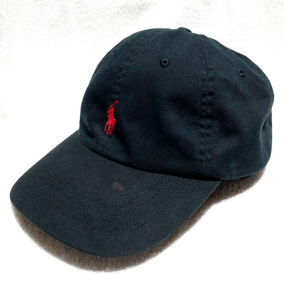 

[USED] POLO Ralph Lauren cap, black cotton cap