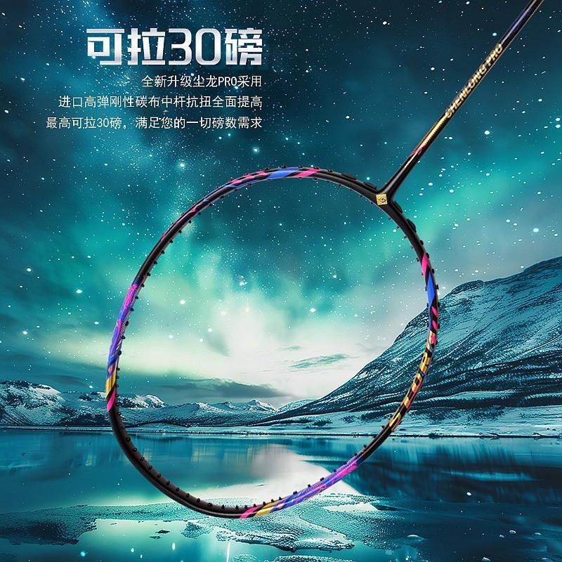 Full Carbon Fiber Badminton Racket Beginners Lightweight 80-84g Pre-strung 24lbs G5 Grip Outdoor Training Recreation