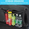 2pcs Universal Small Cargo Net, Elastic Car Organizer Net Pocket RV Netting Pouch Bag, for Trunk RV Boat Storage Mesh Pocket Nets Home Auto Cargo