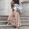 2026 Summer Fashion Mesh Layered Skirt for Women - Europe & America Collection
