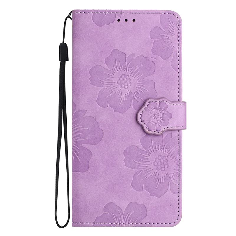 Butterflies Flowers PU Leather Case For iPhone 16 15 14 Plus 13 12 11 Pro Max X XR XS Max 10 Flip Wallet Cover Card Holder Strap