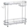 Belca Stainless Steel Bathroom Counter, 2-Tier, 408cm (W) X 124cm (D) X 38cm (H), with Adjustable
