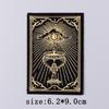 Punk Embroidery Patches For Clothing Tarot Card Patch Iron On Patches On Clothes Magic Sewing/Fusible Patch For Clothes Stickers