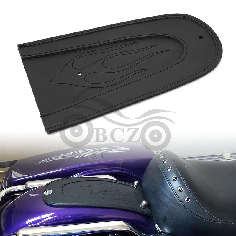 Flame Rear Seat Leather for Harley 883 XL1200 X48 Motorcycle Accessories Seat Leather