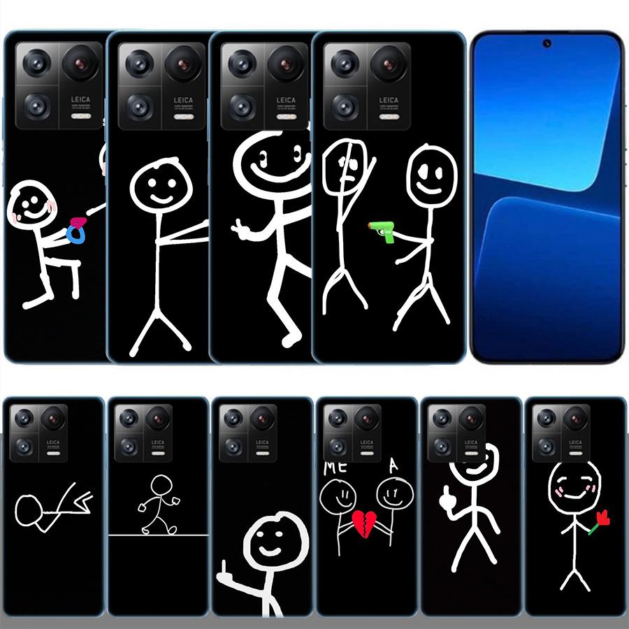 Funny Cute Cartoon Matchman Phone Case For Xiaomi Poco F7 Ultra X7 X6 M8 M7 M6 M4 M3 Pro X4 Mi 15 15T 14 14T 12T 12S 10T Pro 12