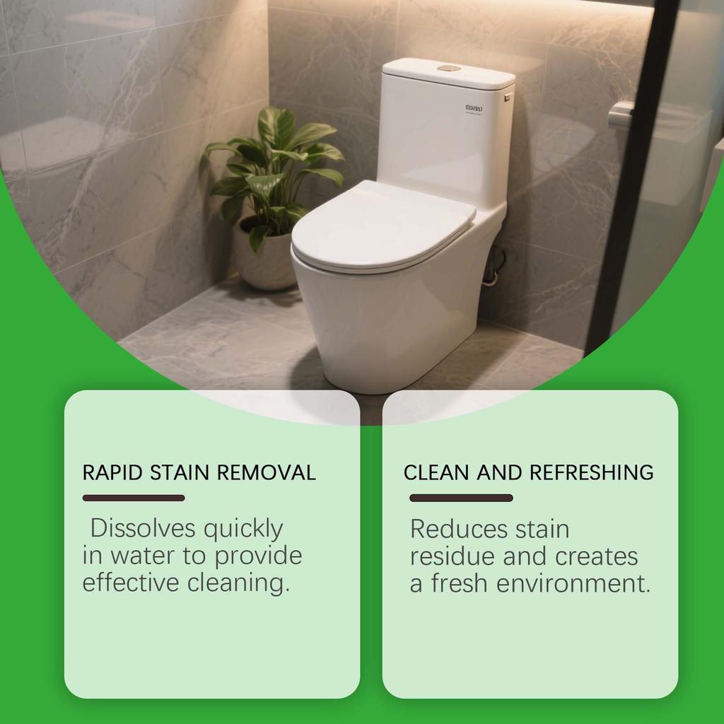 Household Toilet Cleaning Tablets Can Reduce Stubborn Stains By Flushing And Cleaning. They Are Daily Household Cleaning Products.
