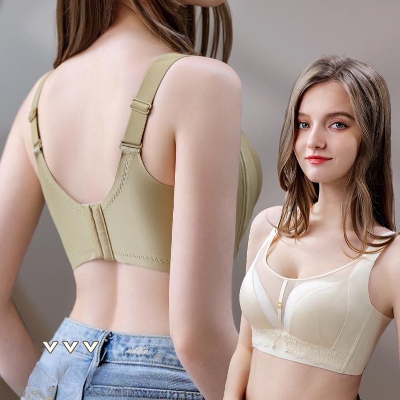 Reggiseno Senza Cuciture Donna Lingerie Lucida Senza Spalline Anti-perdita Reggiseno Push-up Retrazione del Seno Anti-cedimento Reggiseno Regolabile