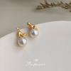14K Gold-Plated Asymmetrical Cat Earrings for Women - Designer Animal Niche Jewelry