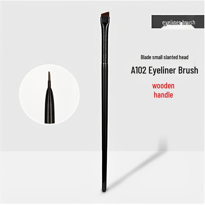 Ultrafeiner flacher abgeschrägter Eyeliner- und Augenbrauenpinsel - Professionelles Make-up-Werkzeug