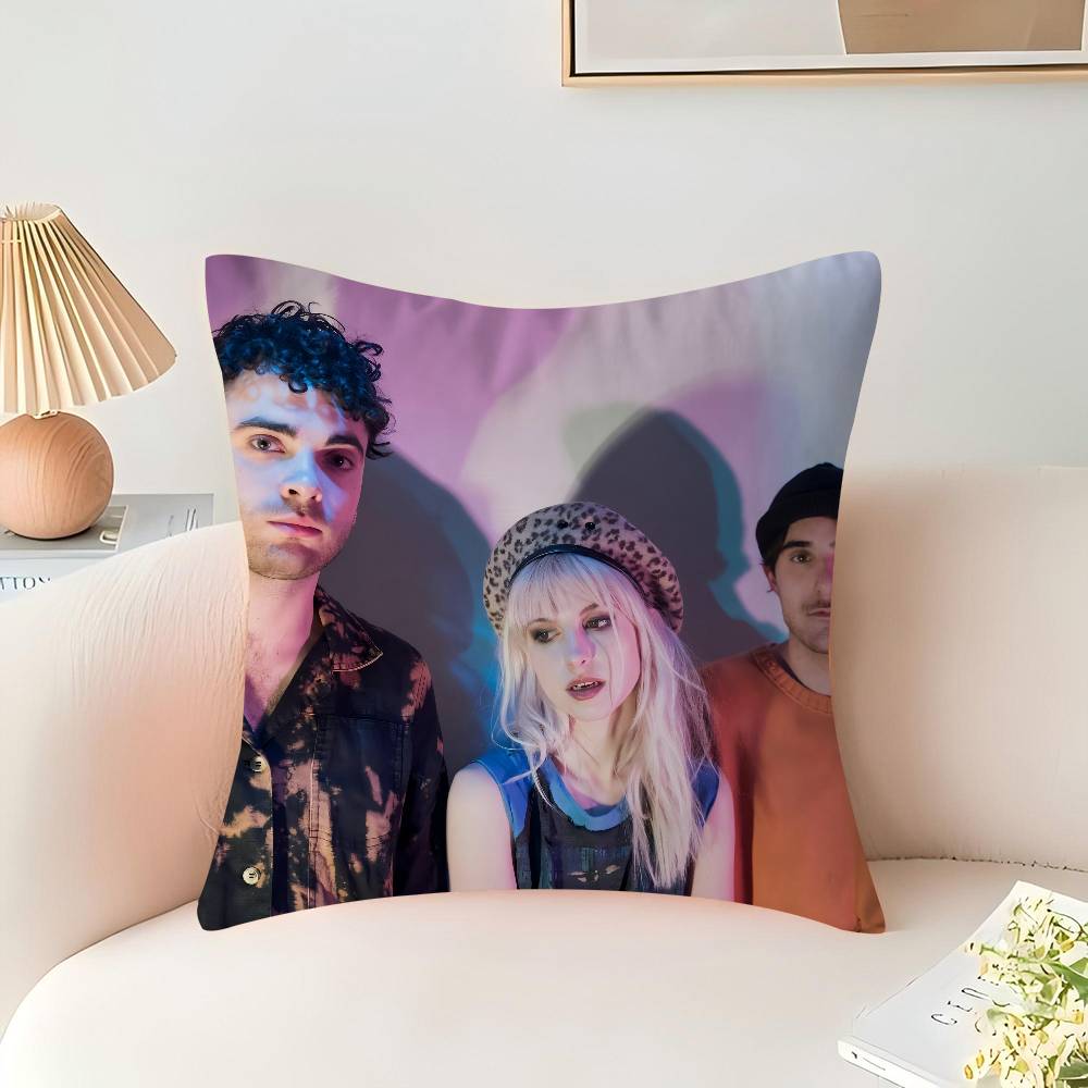 Rock Band P-Paramore Personalized Pillow Dust Cover Bedroom Kids Party Decoration Pillowcase Birthday Children Gift