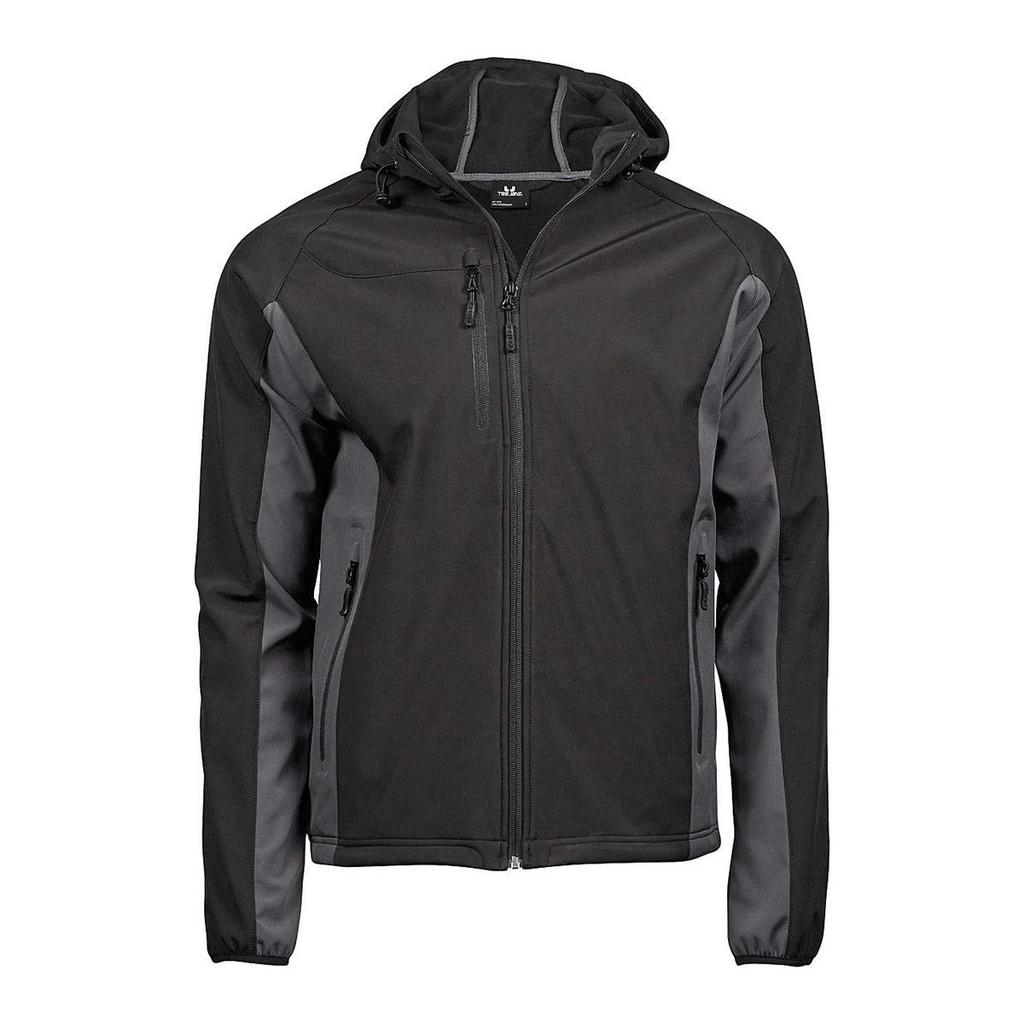 Tee Jays Mens Hooded Fashion Softshell Jacket