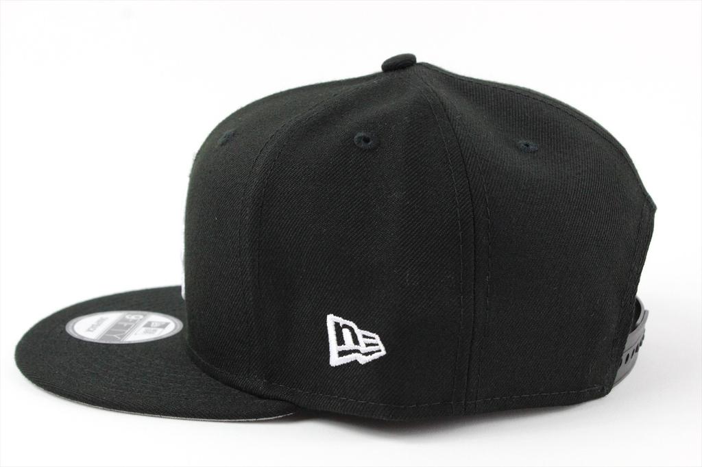 New Era MLB Snapback Cap 9FIFTY BLACK WHITE American League Boston Red Sox &