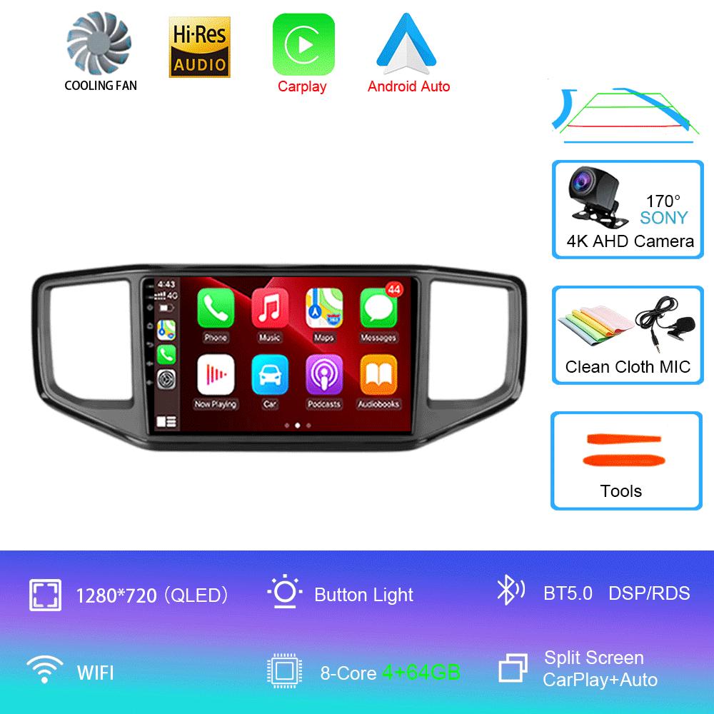 Android 14 video Player Car Stereo Radio For Volkswagen Amarok 1 2016 - 2020 Navigation Wireless Carplay Auto Multimedia 4G Wifi