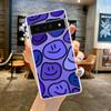 Fashion Simple Smile Face Couple Phone Case Cover for Google Pixel 8 7 6 5 4 4XL TPU 7A 6A 5A 4A 3A 3AXLPro 5G Transparent Shell