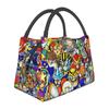 Megaman Video Game Mega Man Insulated Lunch Bag for School Picnic Storage Food Boxes Container Cooler Thermal Lunch Box Tote