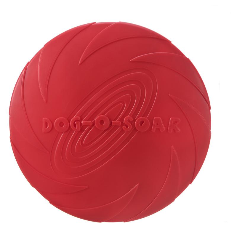 

Pet Dog Training Toy Interactive Dog Chew Toys Resistance Bite Soft Rubber Toys Pet Dog Supplies (Red,Diameter18cm) червоний