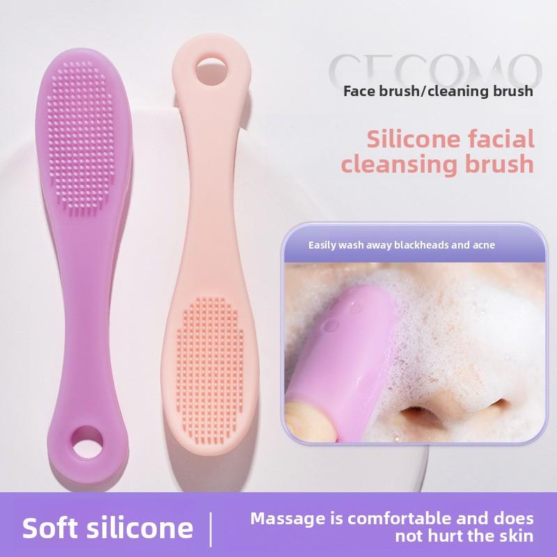 Silicone Facial Cleansing Brush Pore Cleaning Face Finger Sleeve Brush Mud Mask Application Mask Brush Beauty Tool