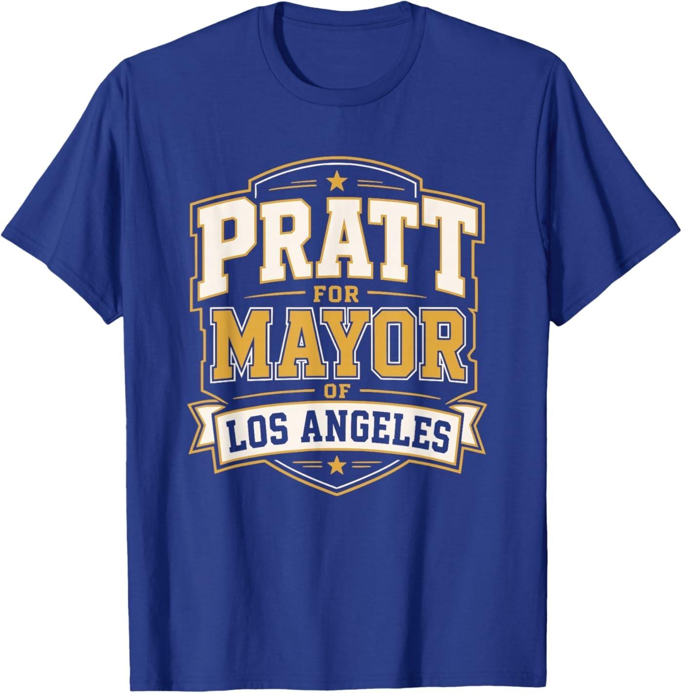 Pratt for Mayor of Los Angeles T-Shirt S разноцветный