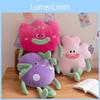 Coussin Peluche Fleur Dessin Animé Avec Broderie Pour Décoration de Canapé Chaise Cadeau Pour Adolescents