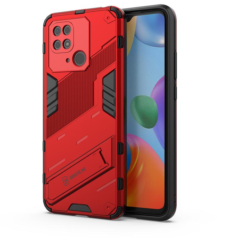 Phone Holder Case For Xiaomi Redmi 10C Case Bumper Hard Armor Full Back Cover For Redmi 10C Case For Redmi 10C 10A 10 9 9C 9A 9T