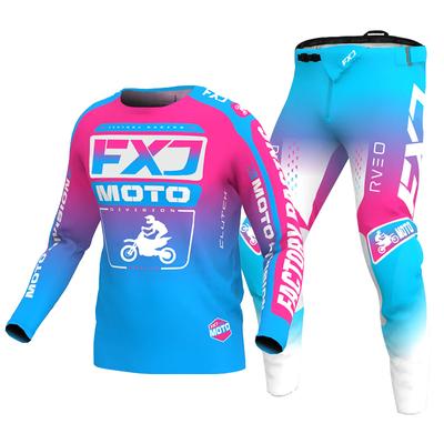 Motokrosové dresy a kalhoty závodní kombinéza Racer Gear Set Off-road MX Enduro MOTO Pánské sady Dámské horské Kombinované sjezdové motocykly