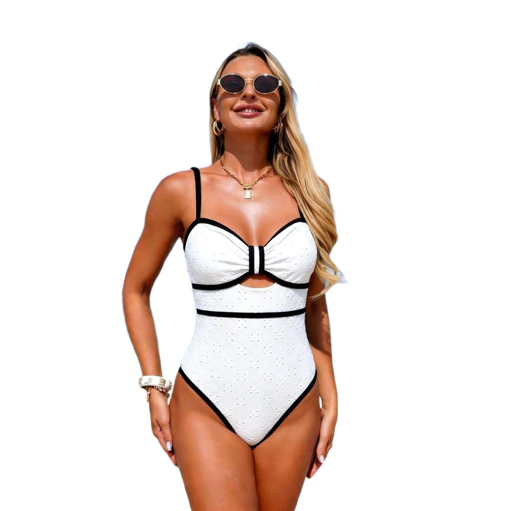 Costume da Bagno Intero 2026 - Bikini Sexy Transfrontaliero per Donna, per Bagno Termale, Nasconde la Pancia e Mostra una Figura più Snella