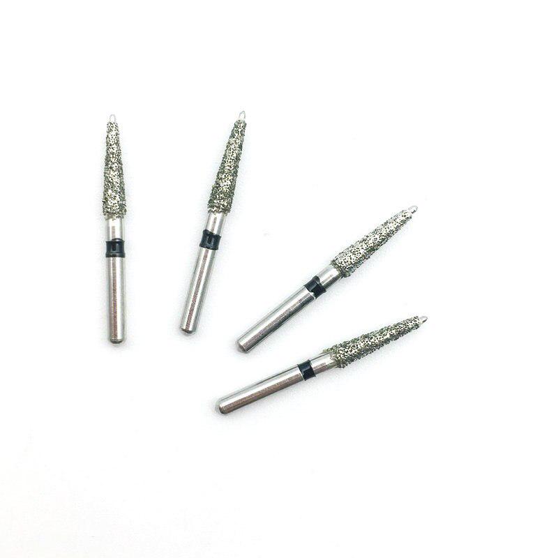 10 Stück Dental-Diamantbohrer zum Polieren, Glätten von Zahnpolierern, super grobe Zahnaufhellungswerkzeuge, 198C-021S