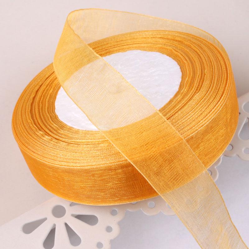 2cm Transparent Gauze Ribbon for Gift Boxes, Cake Decorations, Headbands, and Dance Streamers