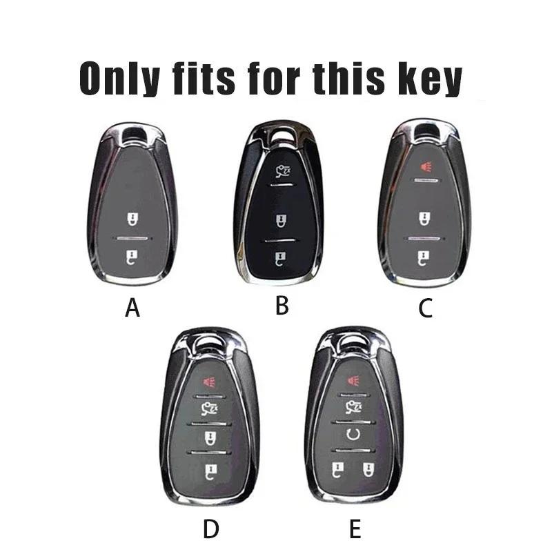 Zinc Alloy Car Remote Key Case For Chevrolet Onix Equino Orlando Cruze Spark Sonic Camaro Volt Bolt Trax Malibu Blazer Traverse