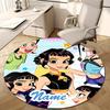 Personalized K-KPop Demon Hunters Round Chair Office Rug - Perfect for Mat, Office Chair & More - Ideal Gift for Birthdays and Holidays